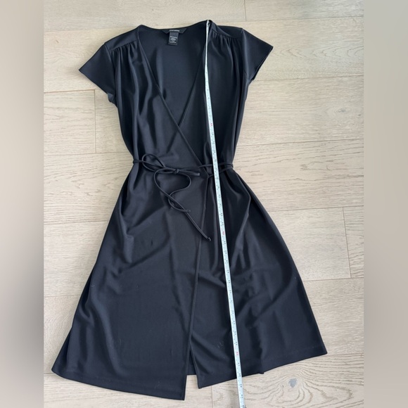 Express black wrap dress size 7/8 - Picture 5 of 7